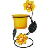 Castiçal Porta Vela Flores